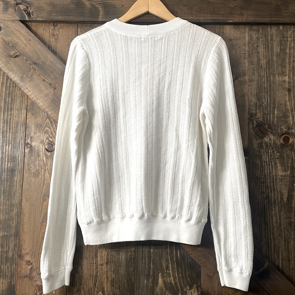 JOIE Scarlotte Sweater In Porcelain - Picture 4 of 8